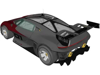 Porsche Mission R Concept (2021) 3D Model