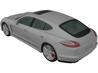 Porsche Panamera (2009) 3D Model