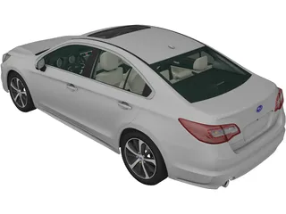 Subaru Legacy (2014) 3D Model