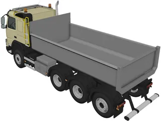 Volvo FMX Tridem (2013) 3D Model