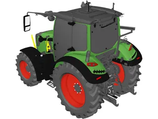 Fendt 300 Vario 3D Model