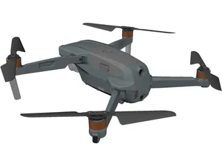 DJI Mavic Drone 3D Model