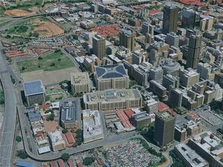 Johannesburg City, South Africa (2024) 3D Model