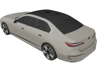 BMW i7 (2024) 3D Model