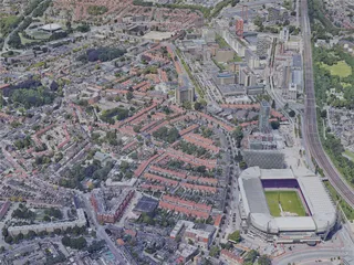 Eindhoven City, Netherlands (2022) 3D Model