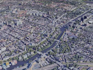 Groningen City, Netherlands (2023) 3D Model