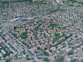 New York City, The Bronx, USA (2024) 3D Model