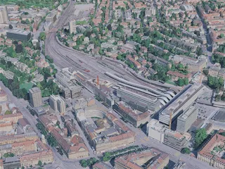 Bern City, Switzerland (2023) 3D Model