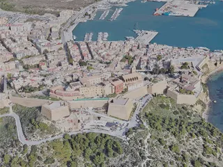 Ibiza City, Spain (2023) 3D Model