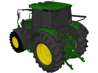 John Deere 6M Series 3D Model