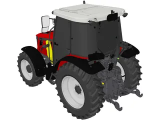 Massey Ferguson MF 3700 AL 3D Model