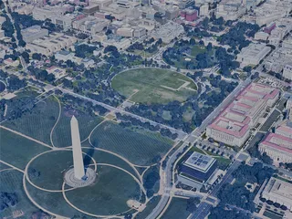 Washington City, DC, USA (2024) 3D Model