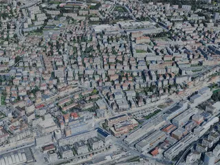 Lausanne City, Switzerland (2024) 3D Model