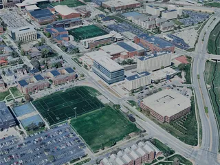 Lincoln City, NE, USA (2024) 3D Model