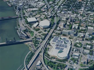 Portland City, OR, USA (2024) 3D Model