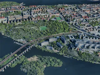 Stockholm City, Sweden (2023) 3D Model