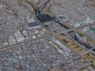 Odawara City, Japan (2023) 3D Model