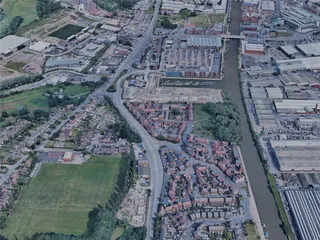 Gloucester City, UK (2021) 3D Model