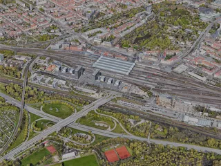 Karlsruhe City, Germany (2022) 3D Model