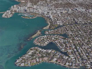 Sarasota City, FL, USA (2024) 3D Model