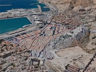 Almeria City, Spain (2023) 3D Model