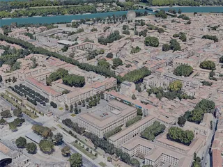 Avignon City, France (2023) 3D Model