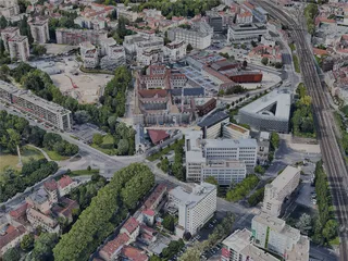 Dijon City, France (2022) 3D Model