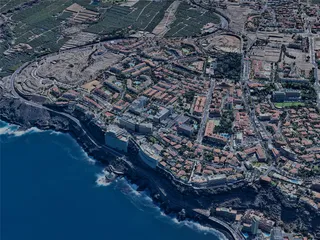 Puerto de la Cruz City, Spain (2024) 3D Model