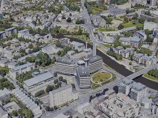 Rennes City, France (2022) 3D Model