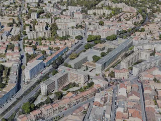 Montpellier City, France (2023) 3D Model