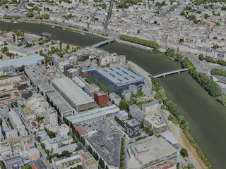 Nantes City, France (2023) 3D Model