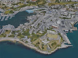 Plymouth City, UK (2022) 3D Model