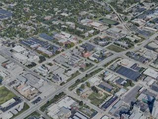 Springfield City, MO, USA (2024) 3D Model