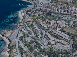 Ajaccio City, France (2023) 3D Model