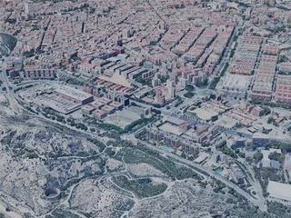 Alicante City, Spain (2023) 3D Model