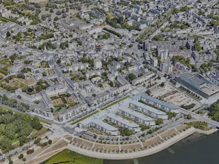 Angers City, France (2022) 3D Model