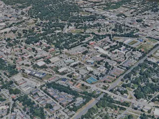 Greensboro City, USA (2023) 3D Model