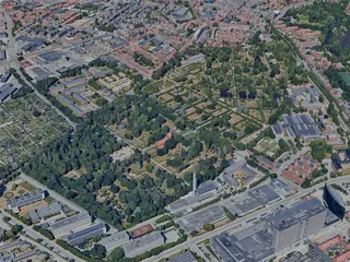 Odense City, Denmark (2023) 3D Model