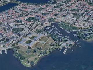 Schwerin City, Germany (2023) 3D Model