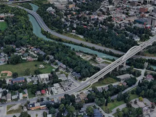 St. Catharines City, Canada (2023) 3D Model