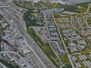 Anchorage City, AK, USA (2022) 3D Model