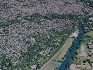 Beziers City, France (2022) 3D Model