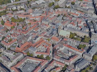 Bielefeld City, Germany (2023) 3D Model