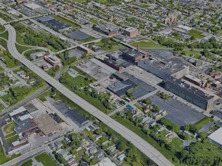 Buffalo City, NY, USA (2022) 3D Model