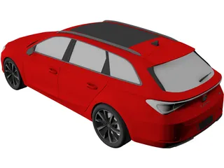 Seat Leon Sportstourer (2022) 3D Model