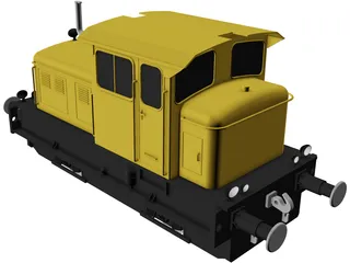 Newag DHG-240B Shunting 3D Model