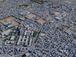 Fukui City, Japan (2023) 3D Model