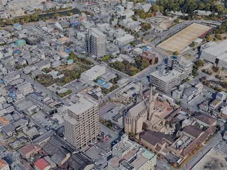 Fukuyama City, Japan (2023) 3D Model