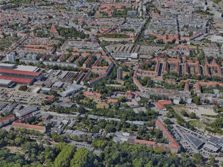 Halle (Saale) City, Germany (2022) 3D Model