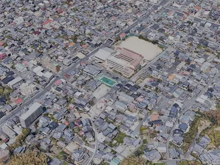 Matsue City, Japan (2023) 3D Model